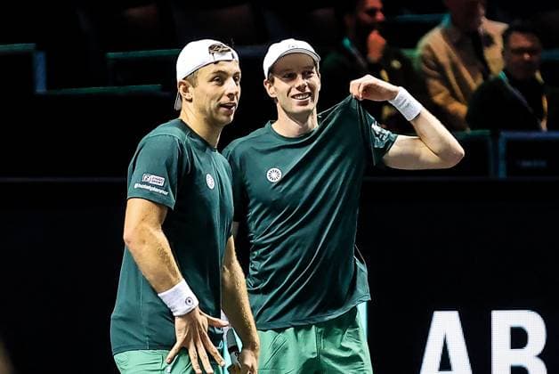 ROTTERDAM, 3-2-25, Sportpaleis Ahoy Rotterdam, ABN AMRO tennistoernooi 2025, Tallon Griekspoor, Botic van de Zandschulp ABN AMRO tennistoernooi 2025  x27696943x Copyright: