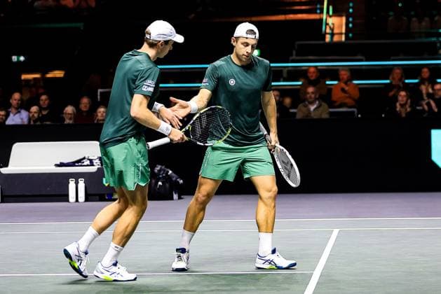 ROTTERDAM, 3-2-25, Sportpaleis Ahoy Rotterdam, ABN AMRO tennistoernooi 2025, Tallon Griekspoor, Botic van de Zandschulp ABN AMRO tennistoernooi 2025  x27696960x Copyright: