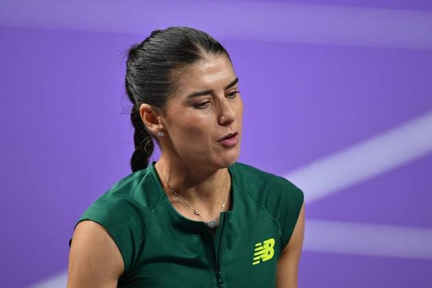 Transylvania Open 2025 Sorana Cirstea of Romania in action against Marina Stakusic of Canada during the WTA, Tennis Damen Tour Transylvania Open double match, in Cluj Napoca, Monday 03 February 2025. Alex Nicodim Imago Images Copyright: xAlexxNicodimx