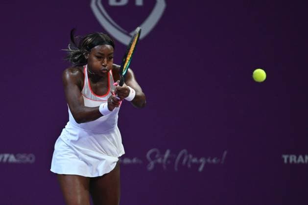 Transylvania Open 2025 Alycia Parks of United States in action against Olga Danilovic of Serbia during the WTA, Tennis Damen Tour Transylvania Open single match, in Cluj Napoca, Monday 04 February 2025. Alex Nicodim Imago Images Copyright: xAlexxNicodimx