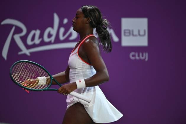 Transylvania Open 2025 Alycia Parks of United States in action against Olga Danilovic of Serbia during the WTA, Tennis Damen Tour Transylvania Open single match, in Cluj Napoca, Monday 04 February 2025. Alex Nicodim Imago Images Copyright: xAlexxNicodimx