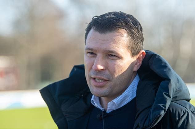 Football, Men, Season 2024 25, 2 Bundesliga, Hertha BSC, Training, Media round with sports director Benjamin Weber Hertha BSC , 04 02 2025, Copyright: xSebastianxRäppold MatthiasxKochx