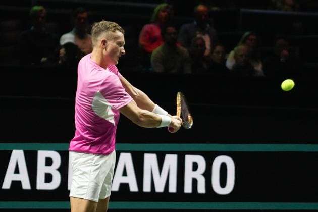 TENNIS - ABN AMRO OPEN 2025 Laurent Lairys MAXPPP - JiÅ™i LeheÄka of TchÃ quie during the ABN AMRO Open 2025, ATP, Tennis Herren 500 Tennis 16 eme Finale event on 4 January 2025 in Rotterdam, Netherlands - Photo Laurent Lairys MAXPPP Rotterdam Netherlands  Copyright: xMAXPPPxLaurentxLairysx LLR202502042782 LLR202502042782