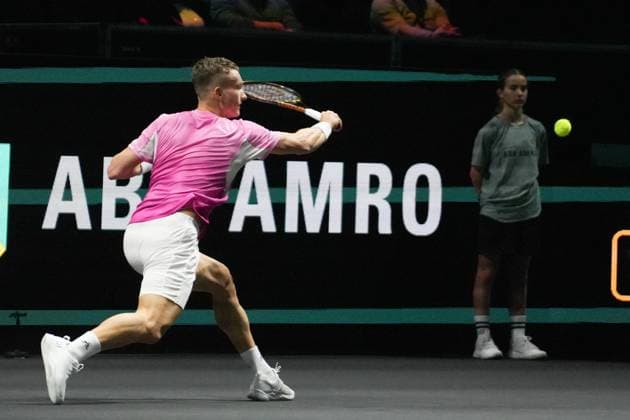 ABN AMRO Open 2025 - Rotterdam Jirí Lehecka of Tchéquie during the ABN AMRO Open 2025, ATP, Tennis Herren 500 Tennis 16 eme Finale event on 4 January 2025 in Rotterdam, Netherlands - Photo Laurent Lairys ABACAPRESS Rotterdam Netherlands  Copyright: xLairysxLaurent ABACAx