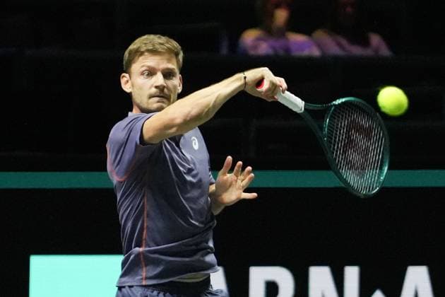 TENNIS - ABN AMRO OPEN 2025 David Goffin of Belgique during the ABN AMRO Open 2025, ATP, Tennis Herren 500 Tennis 16 eme Finale event on 4 January 2025 in Rotterdam, Netherlands - Photo Laurent Lairys PsnewZ RotterdamNetherlands  Copyright: xLaurentxLairysx