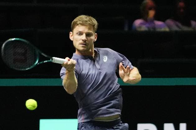 TENNIS - ABN AMRO OPEN 2025 David Goffin of Belgique during the ABN AMRO Open 2025, ATP, Tennis Herren 500 Tennis 16 eme Finale event on 4 January 2025 in Rotterdam, Netherlands - Photo Laurent Lairys PsnewZ RotterdamNetherlands  Copyright: xLaurentxLairysx
