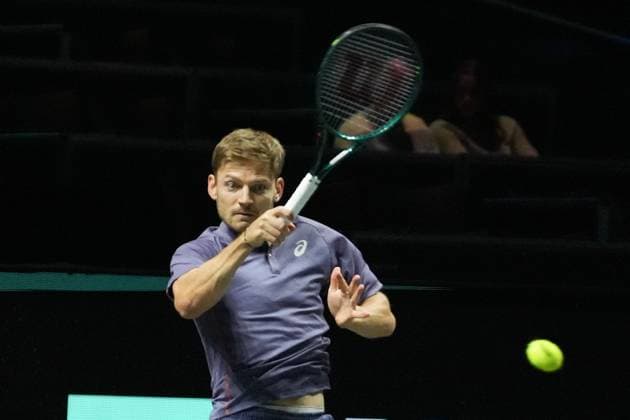 TENNIS - ABN AMRO OPEN 2025 David Goffin of Belgique during the ABN AMRO Open 2025, ATP, Tennis Herren 500 Tennis 16 eme Finale event on 4 January 2025 in Rotterdam, Netherlands - Photo Laurent Lairys PsnewZ RotterdamNetherlands  Copyright: xLaurentxLairysx