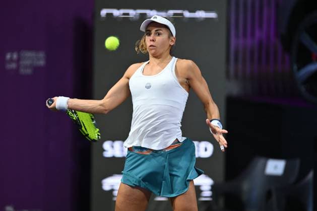 Transylvania Open 2025 Julia Grabher of Austria in action against Anastasia Potapova during the WTA, Tennis Damen Tour Transylvania Open single match, in Cluj Napoca, Monday 04 February 2025. Alex Nicodim Imago Images Copyright: xAlexxNicodimx