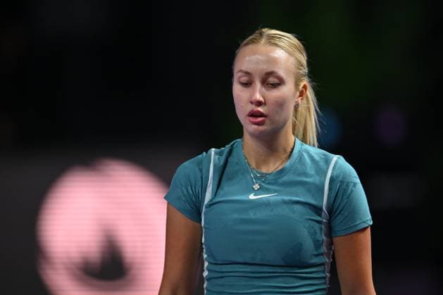 Transylvania Open 2025 Anastasia Potapova in action against Julia Grabher of Austria during the WTA, Tennis Damen Tour Transylvania Open single match, in Cluj Napoca, Monday 04 February 2025. Alex Nicodim Imago Images Copyright: xAlexxNicodimx