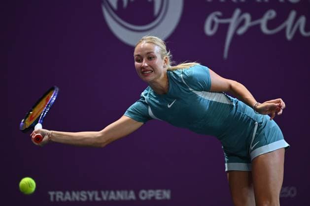 Transylvania Open 2025 Anastasia Potapova in action against Julia Grabher of Austria during the WTA, Tennis Damen Tour Transylvania Open single match, in Cluj Napoca, Monday 04 February 2025. Alex Nicodim Imago Images Copyright: xAlexxNicodimx