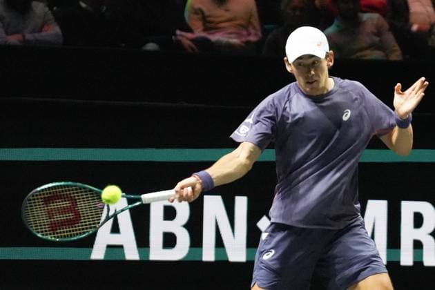 TENNIS - ABN AMRO OPEN 2025 Alex de Minaur of Australie during the ABN AMRO Open 2025, ATP, Tennis Herren 500 Tennis 16 eme Finale event on 4 January 2025 in Rotterdam, Netherlands - Photo Laurent Lairys PsnewZ RotterdamNetherlands  Copyright: xLaurentxLairysx