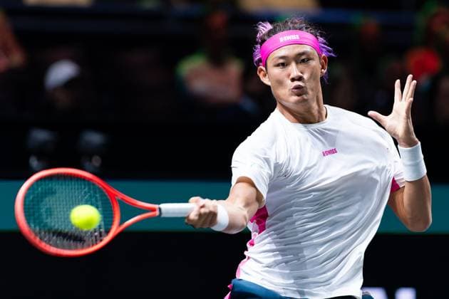 2025-02-04 ABN AMRO Open Day One ROTTERDAM, NETHERLANDS - FEBRUARY 4: Zhizhen Zhang of China in action during Day One of the ABN AMRO Open at Rotterdam Ahoy on February 4, 2025 in Rotterdam, Netherlands. (Photo by Joris Verwijst BSR Agency) Rotterdam Netherlands Content not available for redistribution in The Netherlands directly or indirectly through any third parties. Copyright: xBSRxAgencyx