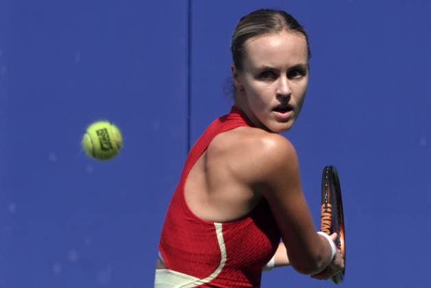 WTA, Tennis Damen Mumbai Open 2025 Tennis player Tina Smith competes during round 32 of the Mumbai Open, WTA 125 tour, in Mumbai, India, on February 4, 2025. Mumbai India  Copyright: xIndranilxAdityax originalFilename:aditya-notitle250204_npb6I.jpg