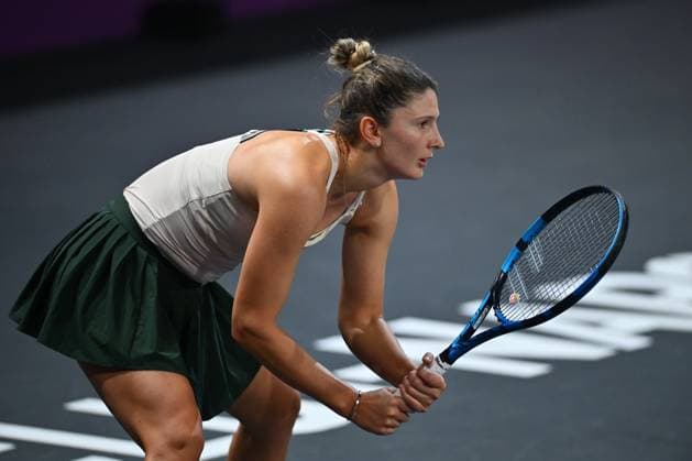 Transylvania Open 2025 Irina Camelia Begu of Romania in action against Elisabetta Cocciaretto of Italy during the WTA, Tennis Damen Tour Transylvania Open single match, in Cluj Napoca, Monday 04 February 2025. Alex Nicodim Imago Images Copyright: xAlexxNicodimx