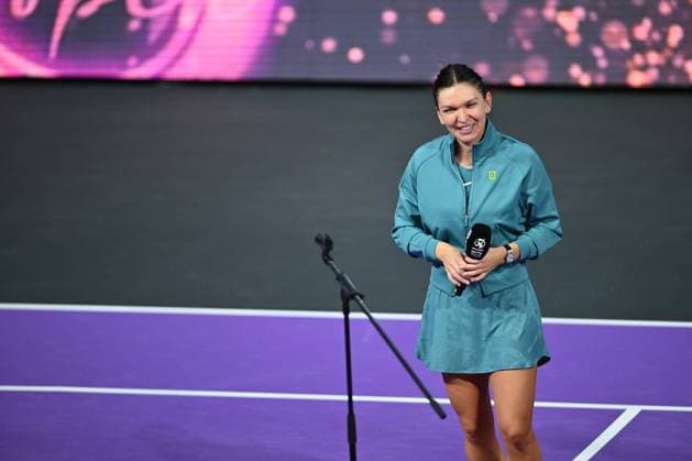Simona Halep - Lucia Bronzetti, Transylvania Open 2025 Simona Halep of Romania competes against Lucia Bronzetti of Italy during the WTA, Tennis Damen Tour Transylvania Open singles match in Cluj Napoca, Romania, on February 4, 2025. Cluj-Napoca Romania  Copyright: xAlexxNicodimx originalFilename:nicodim-clujnapo250204_npMqZ.jpg