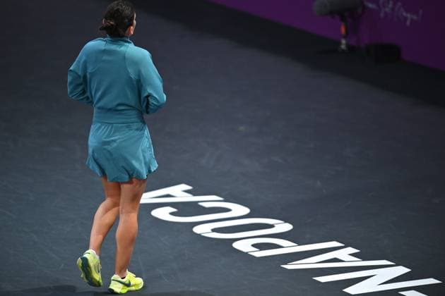 Simona Halep - Lucia Bronzetti, Transylvania Open 2025 Simona Halep of Romania competes against Lucia Bronzetti of Italy during the WTA, Tennis Damen Tour Transylvania Open singles match in Cluj Napoca, Romania, on February 4, 2025. Cluj-Napoca Romania  Copyright: xAlexxNicodimx originalFilename:nicodim-clujnapo250204_npIXU.jpg