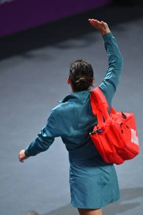 Simona Halep - Lucia Bronzetti, Transylvania Open 2025 Simona Halep of Romania competes against Lucia Bronzetti of Italy during the WTA, Tennis Damen Tour Transylvania Open singles match in Cluj Napoca, Romania, on February 4, 2025. Cluj-Napoca Romania  Copyright: xAlexxNicodimx originalFilename:nicodim-clujnapo250204_npkQn.jpg