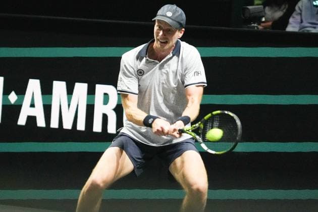 TENNIS - ABN AMRO OPEN 2025 Laurent Lairys MAXPPP - Botic of van de Zandschulp Pays-Bas during the ABN AMRO Open 2025, ATP, Tennis Herren 500 Tennis 16 eme Finale event on 4 January 2025 in Rotterdam, Netherlands - Photo Laurent Lairys MAXPPP Rotterdam Netherlands  Copyright: xMAXPPPxLaurentxLairysx LLR202502044444 LLR202502044444