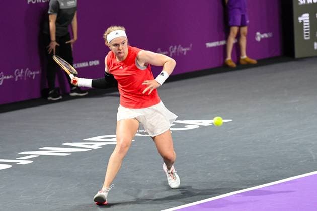 Transylvania Open 2025 - WTA, Tennis Damen 250 Tournament - Day 3 Francesca Jones participates in the round of 16 of the Transylvania Open 2025, a WTA250 Tournament, at BT Arena in Cluj-Napoca, Romania, on February 5, 2025 Cluj-Napoca Romania  Copyright: xFlaviuxBuboix originalFilename:buboi-notitle250205_npymE.jpg