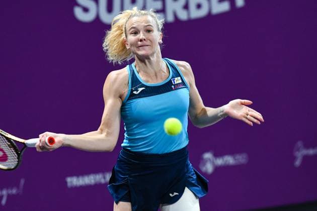 Transylvania Open 2025 - WTA, Tennis Damen 250 Tournament - Day 3 Katerina Siniakova competes in the round of 16 of the Transylvania Open 2025, a WTA250 Tournament, at BT Arena in Cluj-Napoca, Romania, on February 5, 2025 Cluj-Napoca Romania  Copyright: xFlaviuxBuboix originalFilename:buboi-notitle250205_npdm3.jpg