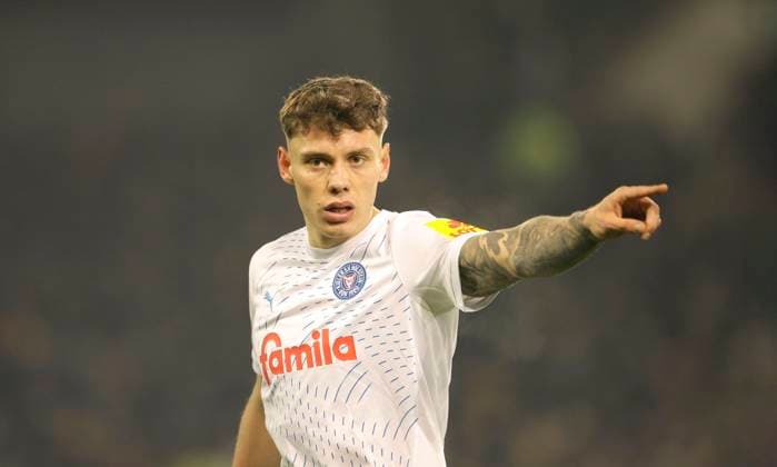 Photo Nicolai Remberg Kiel Soccer 1 Bundesliga , on Fri 29 11 2024 FC St Pauli Holstein Kiel