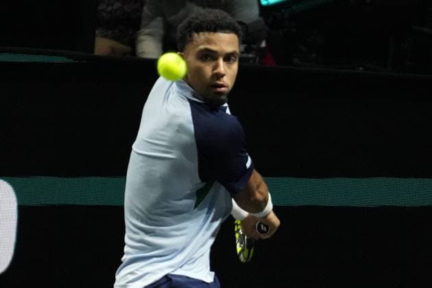 TENNIS - ABN AMRO OPEN 2025 Laurent Lairys MAXPPP - Arthur Fils of France during the ABN AMRO Open 2025, ATP, Tennis Herren 500 Tennis 16 eme Finale event on 5 January 2025 in Rotterdam, Netherlands - Photo Laurent Lairys MAXPPP Rotterdam Netherlands  Copyright: xMAXPPPxLaurentxLairysx LLR202502054977 LLR202502054977