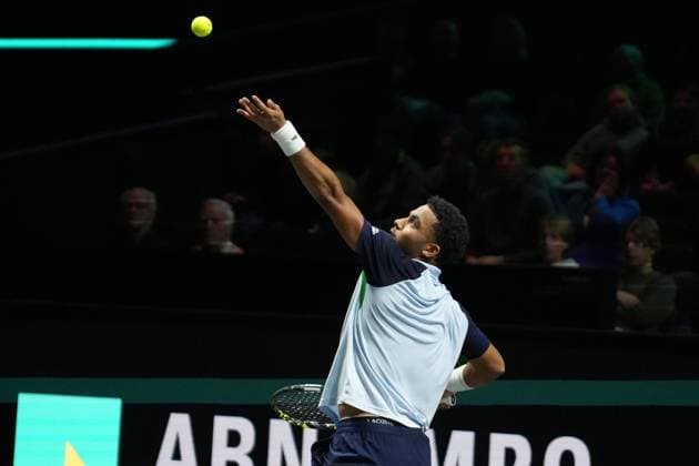TENNIS - ABN AMRO OPEN 2025 Laurent Lairys MAXPPP - Arthur Fils of France during the ABN AMRO Open 2025, ATP, Tennis Herren 500 Tennis 16 eme Finale event on 5 January 2025 in Rotterdam, Netherlands - Photo Laurent Lairys MAXPPP Rotterdam Netherlands  Copyright: xMAXPPPxLaurentxLairysx LLR202502054979 LLR202502054979