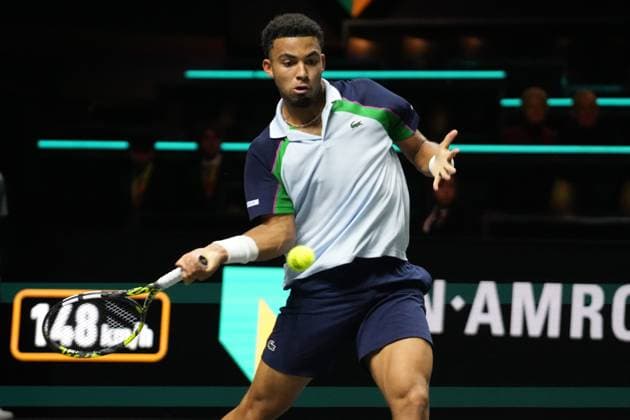 TENNIS - ABN AMRO OPEN 2025 Laurent Lairys MAXPPP - Arthur Fils of France during the ABN AMRO Open 2025, ATP, Tennis Herren 500 Tennis 16 eme Finale event on 5 January 2025 in Rotterdam, Netherlands - Photo Laurent Lairys MAXPPP Rotterdam Netherlands  Copyright: xMAXPPPxLaurentxLairysx LLR202502054990 LLR202502054990