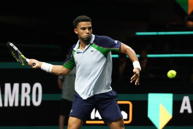 TENNIS - ABN AMRO OPEN 2025 Laurent Lairys MAXPPP - Arthur Fils of France during the ABN AMRO Open 2025, ATP, Tennis Herren 500 Tennis 16 eme Finale event on 5 January 2025 in Rotterdam, Netherlands - Photo Laurent Lairys MAXPPP Rotterdam Netherlands  Copyright: xMAXPPPxLaurentxLairysx LLR202502054991 LLR202502054991