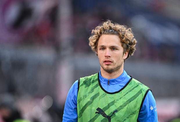 Soccer 1 Bundesliga Season 2024 2025 20 Matchday FC Bayern Muenchen Holstein Kiel 01 02 2025 Fiete Arp Holstein Kiel
