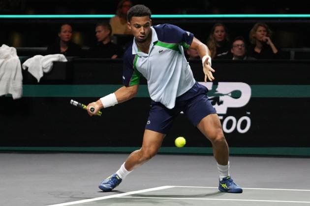 ABN Amro Open 2025 - Rotterdam Arthur Fils of France during the ABN AMRO Open 2025, ATP, Tennis Herren 500 Tennis 16 eme Finale event on 5 January 2025 in Rotterdam, Netherlands - Photo Laurent Lairys ABACAPRESS.COM Rotterdam Netherlands  Copyright: xLairysxLaurent ABACAx