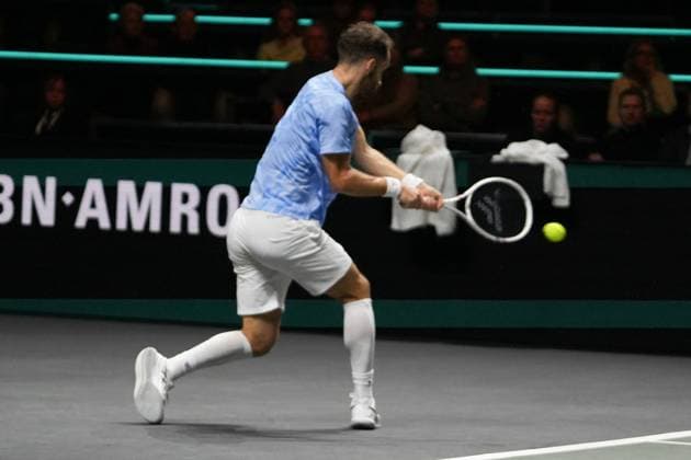 ABN Amro Open 2025 - Rotterdam Constant Lestienne of France during the ABN AMRO Open 2025, ATP, Tennis Herren 500 Tennis 16 eme Finale event on 5 January 2025 in Rotterdam, Netherlands - Photo Laurent Lairys ABACAPRESS.COM Rotterdam Netherlands  Copyright: xLairysxLaurent ABACAx