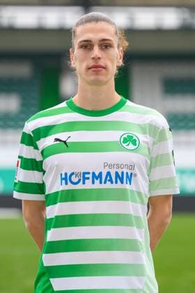 26 01 2024 SpVgg Greuther Fürth Kleeblatt Spielvereinigung 2 Soccer Bundesliga Season 2023 2024 Photo appointment Portrait appointment Presentation Press appointment Single photo Single photo Portrait Portrait Headshot Noah Loosli 25, SpVgg Greuther Fürth