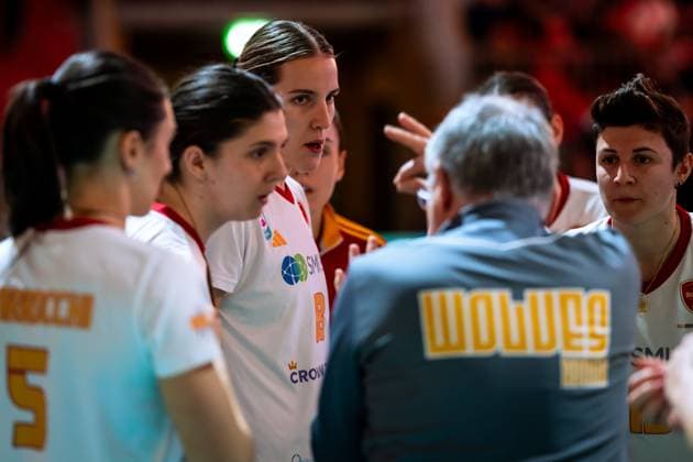CEV Challenge Cup semi-final SC Potsdam Roma Volley 05 02 2025 CEV Challenge Cup SC Potsdam Roma Volley Copyright: xBEAUTIFULxSPORTS NicolxMarschallx