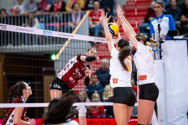 CEV Challenge Cup semi-final SC Potsdam Roma Volley 05 02 2025 CEV Challenge Cup SC Potsdam Roma Volley Copyright: xBEAUTIFULxSPORTS NicolxMarschallx