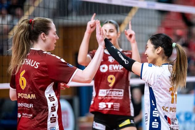 CEV Challenge Cup semi-final SC Potsdam Roma Volley 05 02 2025 CEV Challenge Cup SC Potsdam Roma Volley 10 SCP Yurika Bamba Copyright: xBEAUTIFULxSPORTS NicolxMarschallx