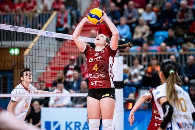 CEV Challenge Cup semi-final SC Potsdam Roma Volley 05 02 2025 CEV Challenge Cup SC Potsdam Roma Volley 4 SCP Jenna Ewert Copyright: xBEAUTIFULxSPORTS NicolxMarschallx
