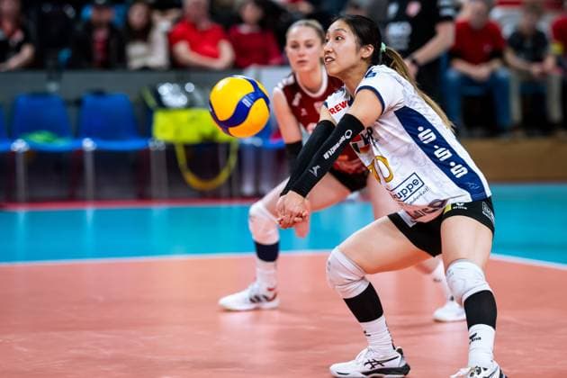 CEV Challenge Cup semi-final SC Potsdam Roma Volley 05 02 2025 CEV Challenge Cup SC Potsdam Roma Volley 10 SCP Yurika Bamba Copyright: xBEAUTIFULxSPORTS NicolxMarschallx