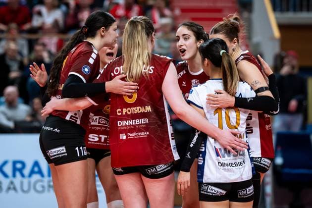 CEV Challenge Cup semi-final SC Potsdam Roma Volley 05 02 2025 CEV Challenge Cup SC Potsdam Roma Volley 18 SCP Andrea Tisma Copyright: xBEAUTIFULxSPORTS NicolxMarschallx