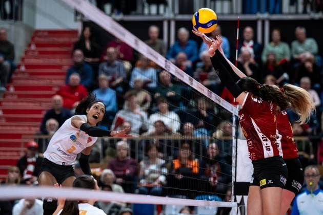 CEV Challenge Cup semi-final SC Potsdam Roma Volley 05 02 2025 CEV Challenge Cup SC Potsdam Roma Volley Copyright: xBEAUTIFULxSPORTS NicolxMarschallx