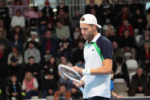 TENNIS : Play In Challenger Lille 2025 - ATP, Tennis Herren 125 Challenger Tour - 05 02 2025 Hugo GRENIER (France) au Play In Challenger Lille 2025, ATP 125 Challenger Tour, le 5 fÃ vrier 2025  Copyright: xLaurentxSANSONx xPsnewZx
