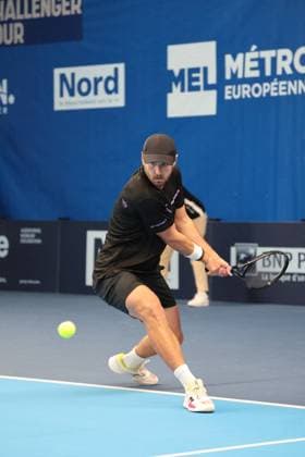 TENNIS : Play In Challenger Lille 2025 - ATP, Tennis Herren 125 Challenger Tour - 05 02 2025 Lucas POUILLE (France) au Play In Challenger Lille 2025, ATP 125 Challenger Tour, le 5 fÃ vrier 2025  Copyright: xLaurentxSANSONx xPsnewZx