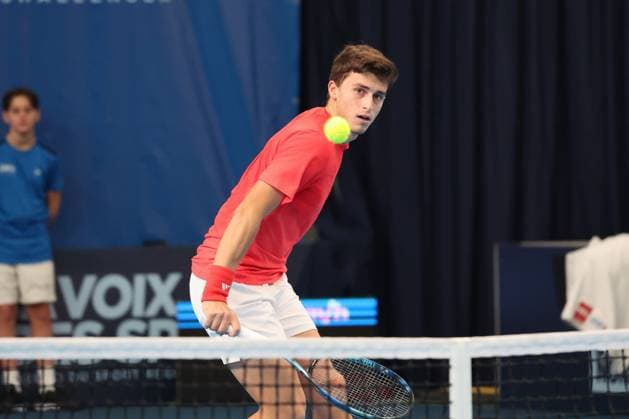 TENNIS : Play In Challenger Lille 2025 - ATP, Tennis Herren 125 Challenger Tour - 05 02 2025 Luca NARDI (Italie) au Play In Challenger Lille 2025, ATP 125 Challenger Tour, le 5 fÃ vrier 2025  Copyright: xLaurentxSANSONx xPsnewZx