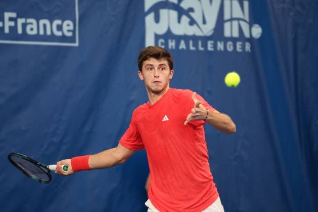 TENNIS : Play In Challenger Lille 2025 - ATP, Tennis Herren 125 Challenger Tour - 05 02 2025 Luca NARDI (Italie) au Play In Challenger Lille 2025, ATP 125 Challenger Tour, le 5 fÃ vrier 2025  Copyright: xLaurentxSANSONx xPsnewZx