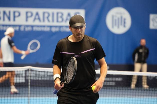 TENNIS : Play In Challenger Lille 2025 - ATP, Tennis Herren 125 Challenger Tour - 05 02 2025 Lucas POUILLE (France) au Play In Challenger Lille 2025, ATP 125 Challenger Tour, le 5 fÃ vrier 2025  Copyright: xLaurentxSANSONx xPsnewZx