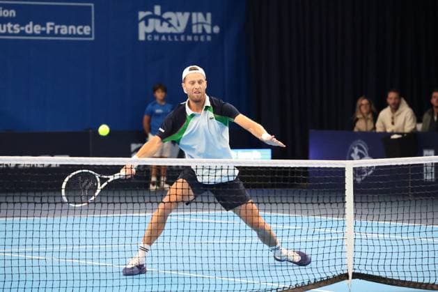 TENNIS : Play In Challenger Lille 2025 - ATP, Tennis Herren 125 Challenger Tour - 05 02 2025 Hugo GRENIER (France) au Play In Challenger Lille 2025, ATP 125 Challenger Tour, le 5 fÃ vrier 2025  Copyright: xLaurentxSANSONx xPsnewZx