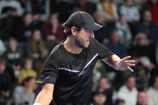 TENNIS : Play In Challenger Lille 2025 - ATP, Tennis Herren 125 Challenger Tour - 05 02 2025 Lucas POUILLE (France) au Play In Challenger Lille 2025, ATP 125 Challenger Tour, le 5 fÃ vrier 2025  Copyright: xLaurentxSANSONx xPsnewZx