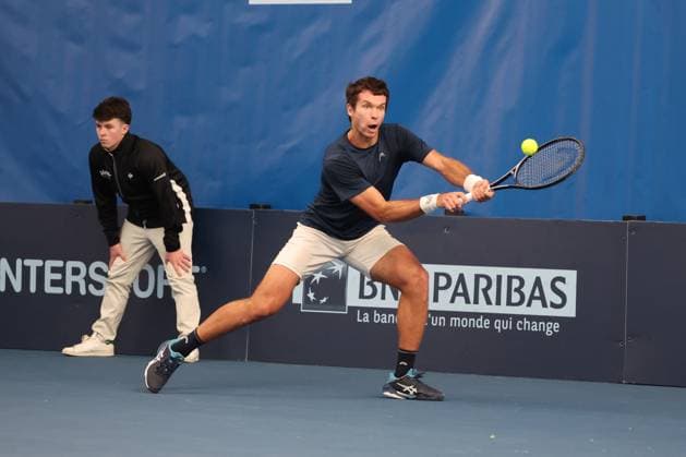 TENNIS : Play In Challenger Lille 2025 - ATP, Tennis Herren 125 Challenger Tour - 05 02 2025 Oleg PRIHODKO (Ukraine) au Play In Challenger Lille 2025, ATP 125 Challenger Tour, le 5 fÃ vrier 2025  Copyright: xLaurentxSANSONx xPsnewZx