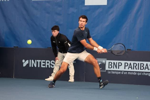 TENNIS : Play In Challenger Lille 2025 - ATP, Tennis Herren 125 Challenger Tour - 05 02 2025 Oleg PRIHODKO (Ukraine) au Play In Challenger Lille 2025, ATP 125 Challenger Tour, le 5 fÃ vrier 2025  Copyright: xLaurentxSANSONx xPsnewZx
