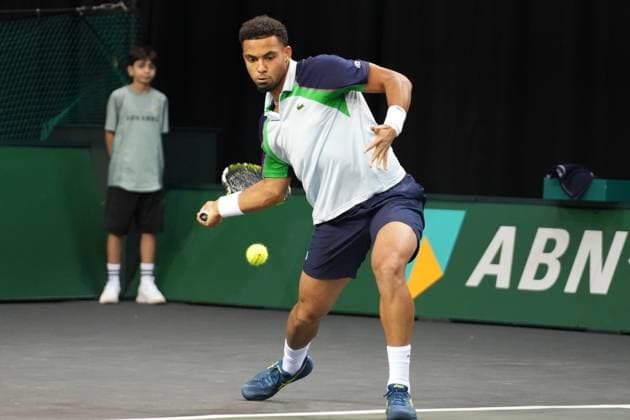 TENNIS - ABN AMRO OPEN 2025 Arthur Fils of France during the ABN AMRO Open 2025, ATP, Tennis Herren 500 Tennis 8eme finale event on 6 February 2025 in Rotterdam, Netherlands - Photo Laurent Lairys PsnewZ RotterdamNetherlands  Copyright: xLaurentxLairysx